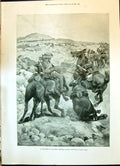 Old 1900 Boers War Mounted Infantry Wagon Train Ladies Fashion Dressi Victorian