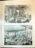 Old 1900 Bombardment Ladysmith Wrecked House Dug Out Burrows Light Ho Victorian