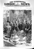 Original Old Antique Print 1900 Toasting Health Khedive Guildhall Banquet Begg