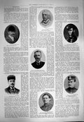Old Antique Print 1900 Carles Oppenheimer Kensington Anley Thomas Jones 20th