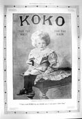 Original Old Antique Print 1900 Advertisement Koko Hair Prince Wales Infirmary