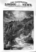Old Antique Print 1900 General Hamilton Gordon Army Boer Doornkop Africa 20th