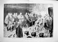 Original Old Antique Print 1900 Funeral Duke Saxe-Coburg-Gotha Church Moritz
