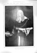 Original Old Antique Print 1900 Charles Russell Killowen Columbine Ship Brennus