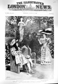 Original Old Antique Print 1900 Prince Wales Theatre James'S Park English Nell
