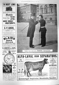 Original Old Antique Print 1900 Advertisement Alfa-Lava Ogdens Goerz Smith Gout