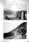 Old Antique Print 1900 Transvaal War Boer Delagoa Railway Krokodil Elands 20th