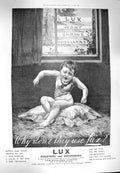Original Old Antique Print 1900 Advertisement Lux Washing Soap Lever Brothers