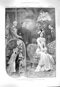 Old Antique Print 1900 Wyndham Theatre Henry Jones Ward Shaul Porter Cuff 20th