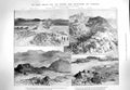 Original Old Antique Print 1900 Africa War Machadodorp Lydenburg Gordons Lord
