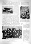 Original Old Antique Print 1900 Pretoria Johnstone Addington War Buller Vesta