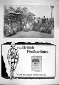 Original Old Antique Print 1900 Chiefs Africa King Aguna Kokofu Sencheri Awwah
