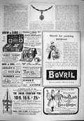 Original Old Antique Print 1900 Sherrif-Elect Lawrence Chain Badge Bovril Pen