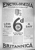 Original Old Antique Print 1900 Advertisement Encyclopaedia Britannica Books