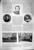 Old Antique Print 1900 Redvers Buller Downes Cotton Cairn Siegfriedhorn 20th