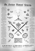 Antique Old Print 1900 Advertisement Parisian Diamond Company London Ref.2 20th