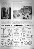 Original Old Antique Print 1900 Pollonetto Santa Lucia Naples Promenade Gsmith