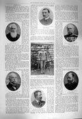 Old Antique Print 1900 Armstrong Jenner Willis Cavendish Colston Gordon 20th