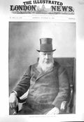 Original Old Antique Print 1900 Portrait Kruger Hague Photograph 20th