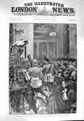 Original Old Antique Print 1900 Memorial Service St. Paul'S Cathedral Siers War