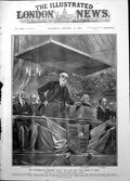 Old Print Mr Chamberlains Frankest Critic Right Hon John Burns Derby 1906 20th