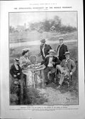 Old Print Retirement French President Loubet Castle Begude Gavons Eve 1906 20th