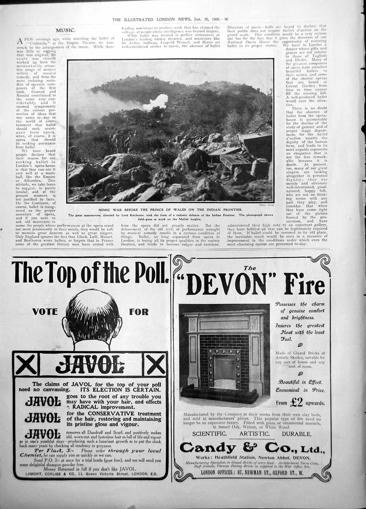 Old Mimic War Before Prince Wales Indian Frontier Lord Kitchener 1906 20th