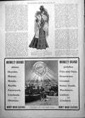 Old Cloth Gown Spring Monkey Brand Shines Bicycles Motors Metals 1906 20th