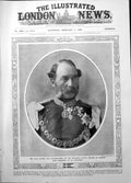Old Print King Christian 1X Denmark Late Father Royal Houses Europe 1906
