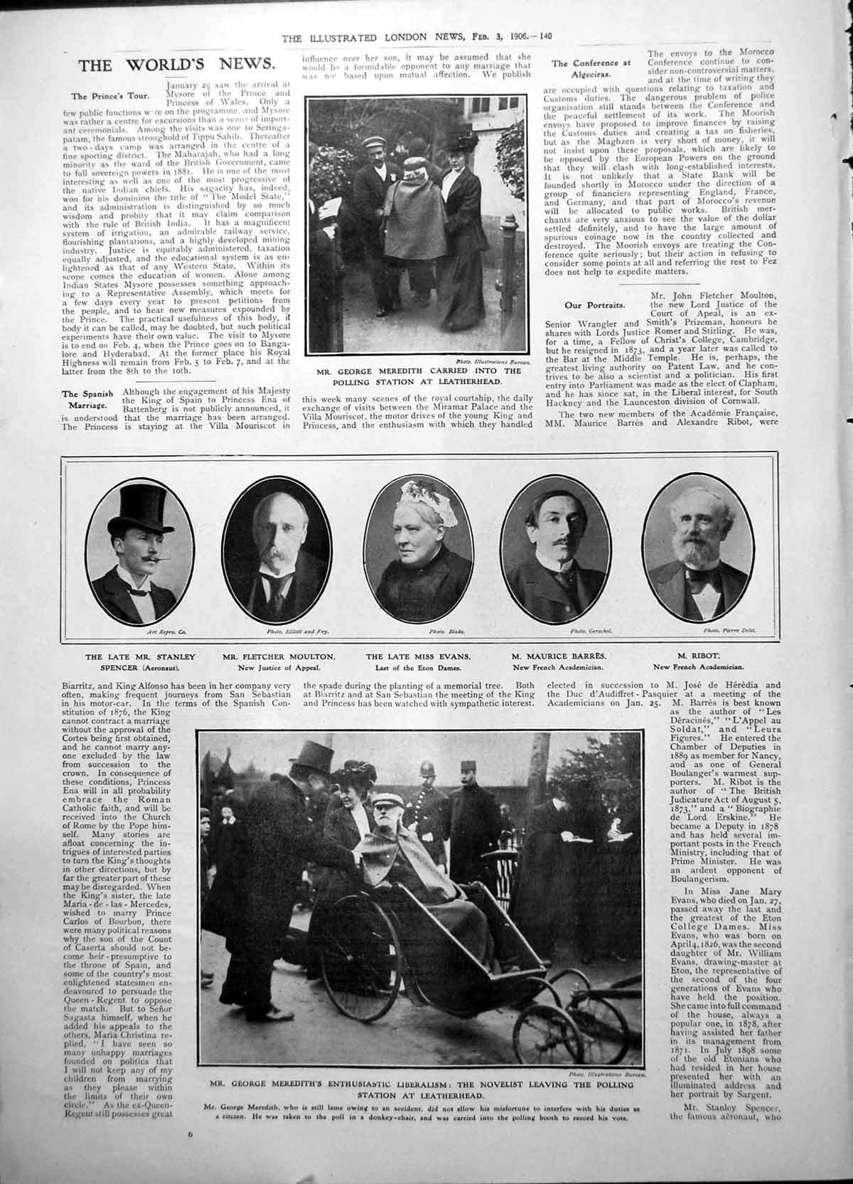 Old George Meredith Liberal Polling Station Leatherhead S Spencer 1906 20th