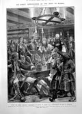 Old Print Peter Great Russia Office New York Times Statue Kingsley Bideford1906