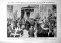 Antique Print Funeral King Christian 1X Denmark Procession Copenhagen 1906