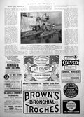 Antique Old Print A9 Submarine Struck Steamer Coath Cawsand Bay Plymouth 1906