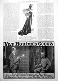 Old Chic Visiting Costume Van Houtens Cocoa Stamina Battle Life 1906 20th