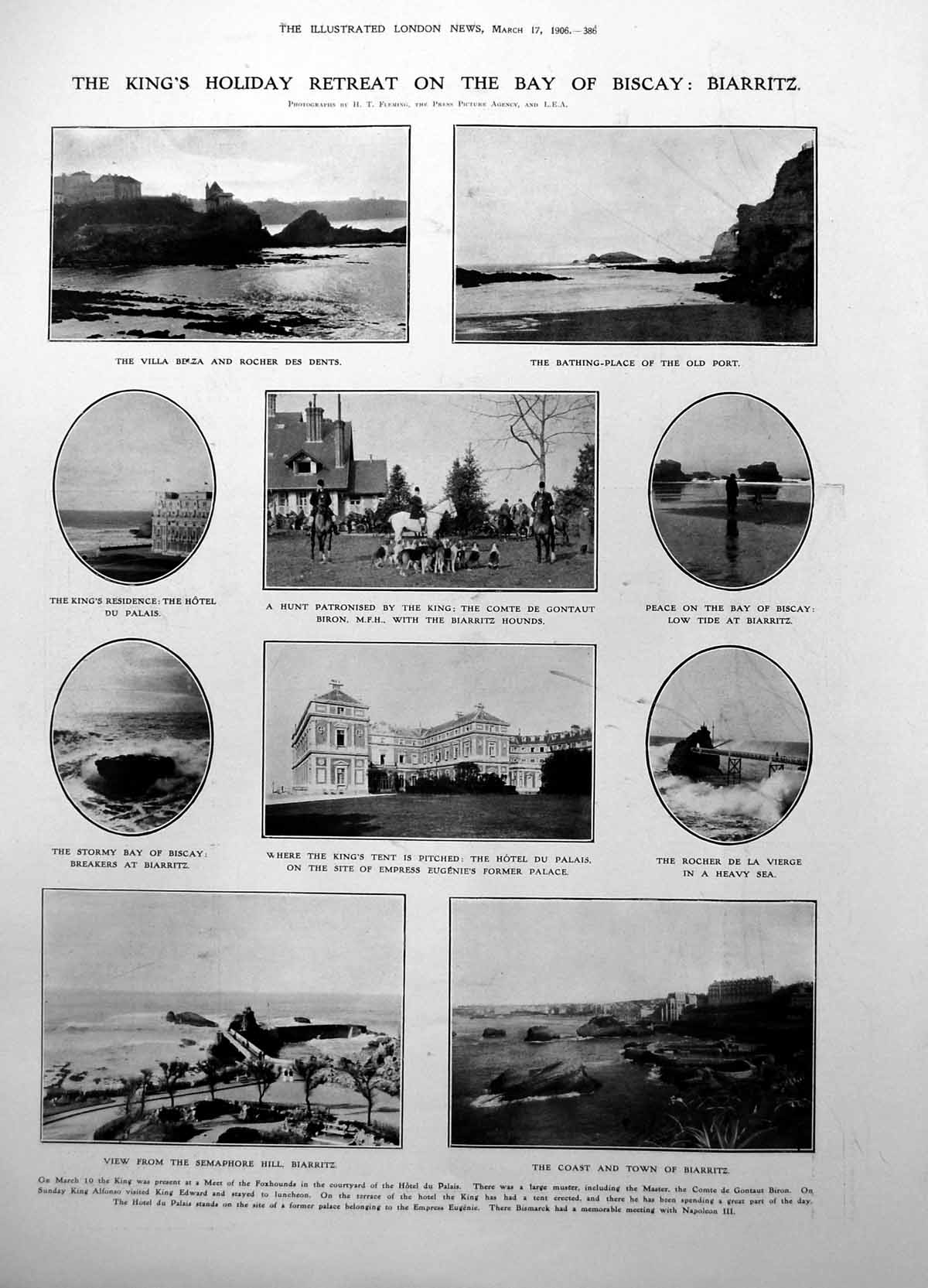 Old Kings Holiday Retreat Biarritz Mormons Temple Salt Lake City 1906 20th
