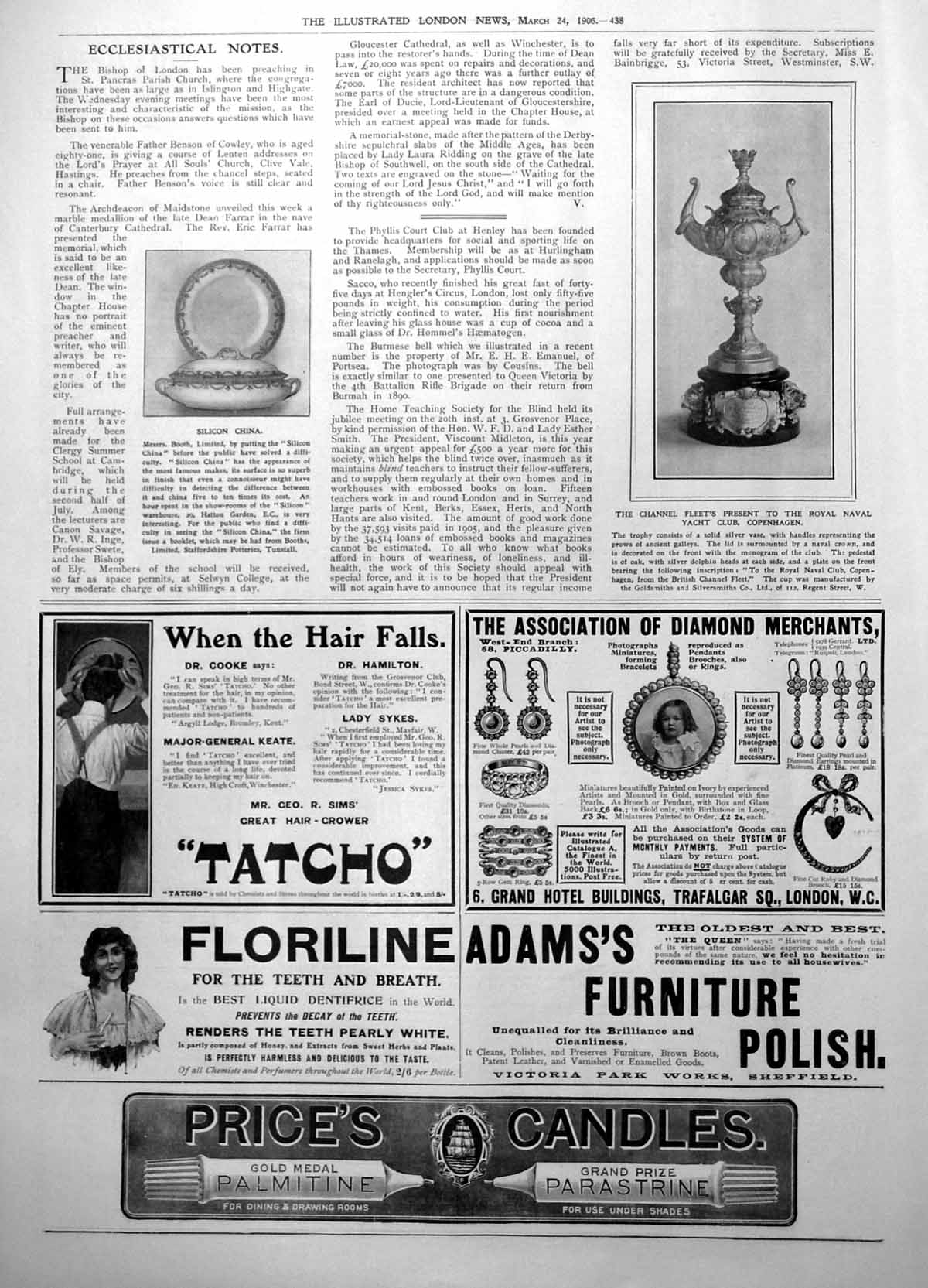 Old Silicon China Channel Fleets Present R N Yacht Club Cpopenhagen 1906 20th