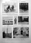 Old Motor Cycle Fire Brigade Column Trajan Remains Found Dog Sleigh1906 20th