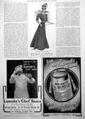 Old Print Simple Walking Dress Lazenbys Chef Sauce Aspinalls Enamel 1906 20th