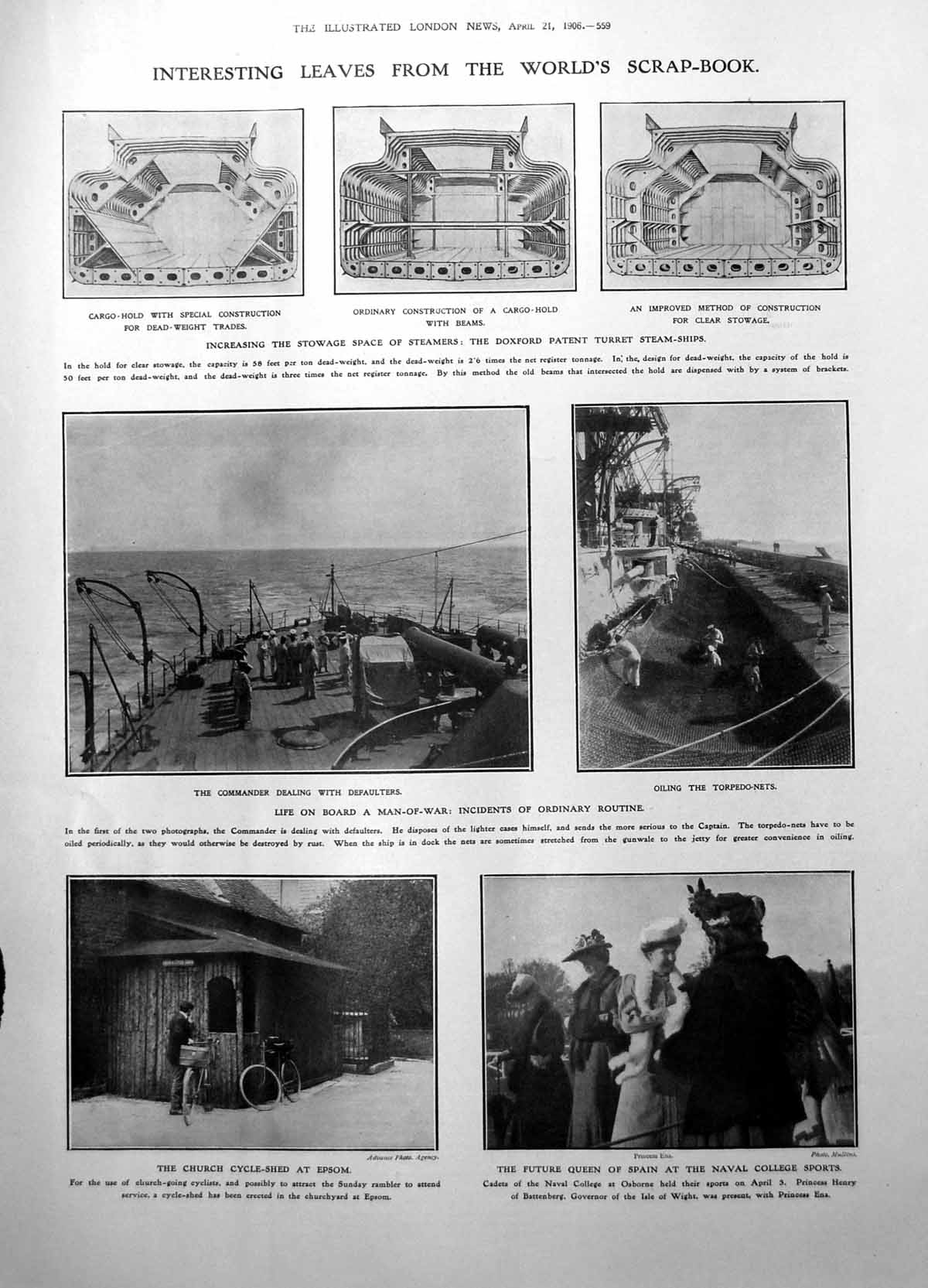Old Life Board Man War Queen Spain Young Pretenders Proclamation1906 20th