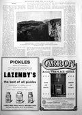 Old Print Earthquake Curious Fissure Lundy Island Carron Fireplaces 1906 20th