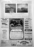 Antique Old Print View Vesuvius Forum Pompeii Eruption Allenburys Foods 1906