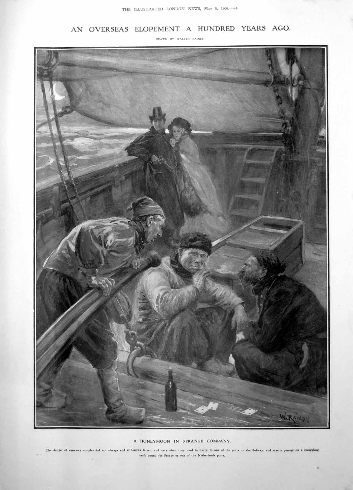 Old Overseas Elopement 100 Years Ago Easter Fair Seville Gypsies 1906