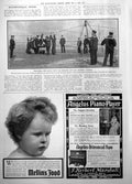 Antique Old Print Practising Life-Saving Breeches Buoy Southsea Common 1906