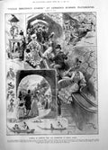 Antique Print Austrian Exhibition Earls Court Princess Alexander Teck 1906 20th