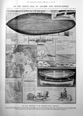 Old Mr Wellmans Polar Exhibition Air Ship Sir Richard Burton 1855 1906 19th