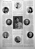Old Print Miss Ivy Dundas Lord Currie Sir J Jordan Sir W Dunn Rev E Maclure1906