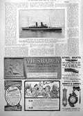 Old New Royal Mail Turbine Steamer Viper Ardrossan-Belfast Service 1906 20th