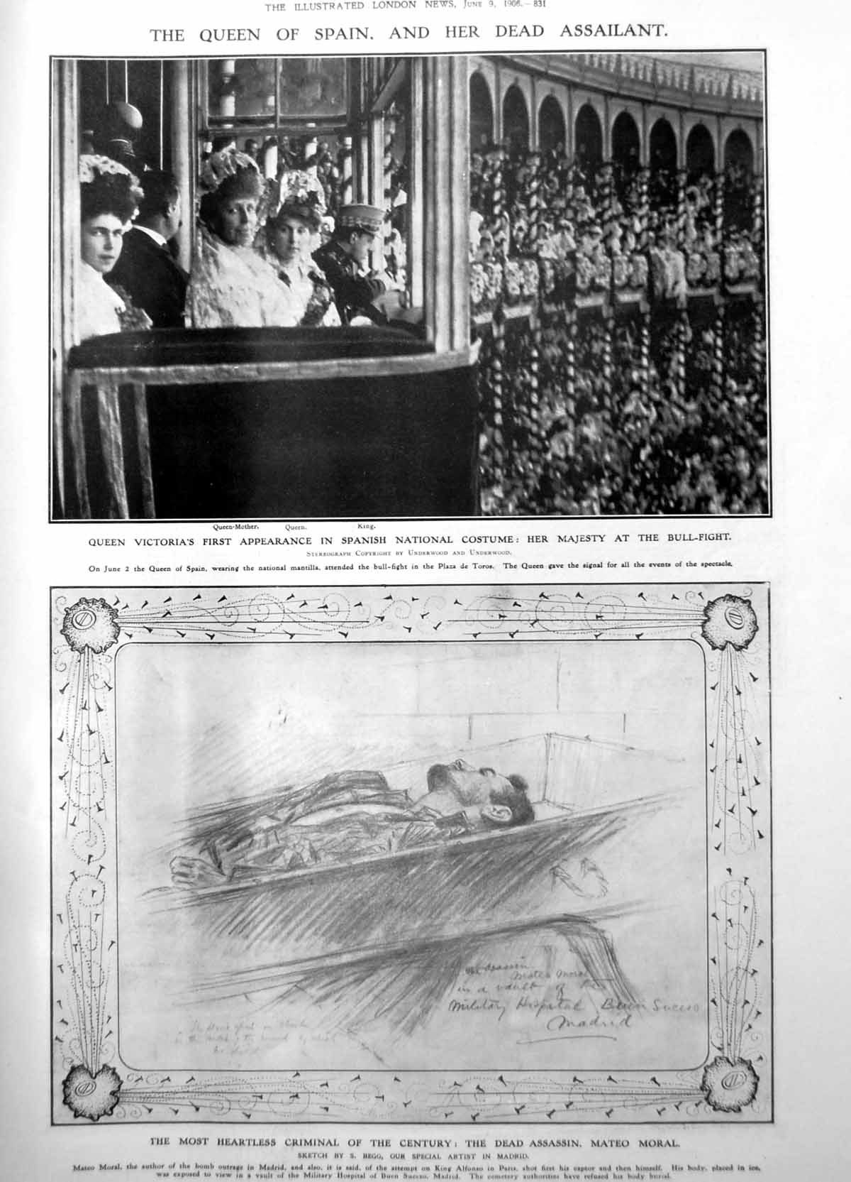 Old Queen Victoria Spain Dead Assassin Madame Bordeaux Poisoning 1906 20th