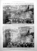 Old Print Duke Wellington Royal Wedding Madrid Church Our Lady Atocha1906 20th