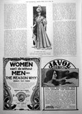 Antique Print Empire Race Coat Mennens Toilet Powder Javol Hair Tonic 1906 20th